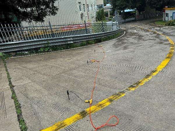 High-density electrical method (ERT) construction pictures